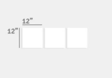 Show details for (3) 12" x 12" Split Canvas Picture of (3) 12" x 12" Split Canvas