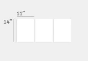 Show details for (3) 14" x 11" Split Canvas Picture of (3) 14" x 11" Split Canvas