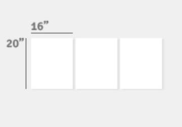 Show details for (3) 20" x 16" Split Canvas Picture of (3) 20" x 16" Split Canvas