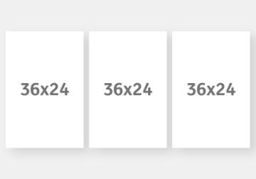 Picture of The Trio - 36" x 76"